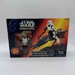 Star Wars Power Of The Force Imperial Speeder Bike Vehicle 1995